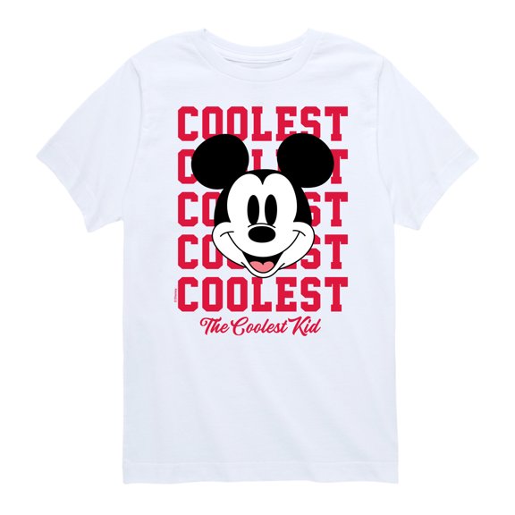 Mickey & Friends - The Coolest Kid - Youth Short Sleeve Graphic T-Shirt