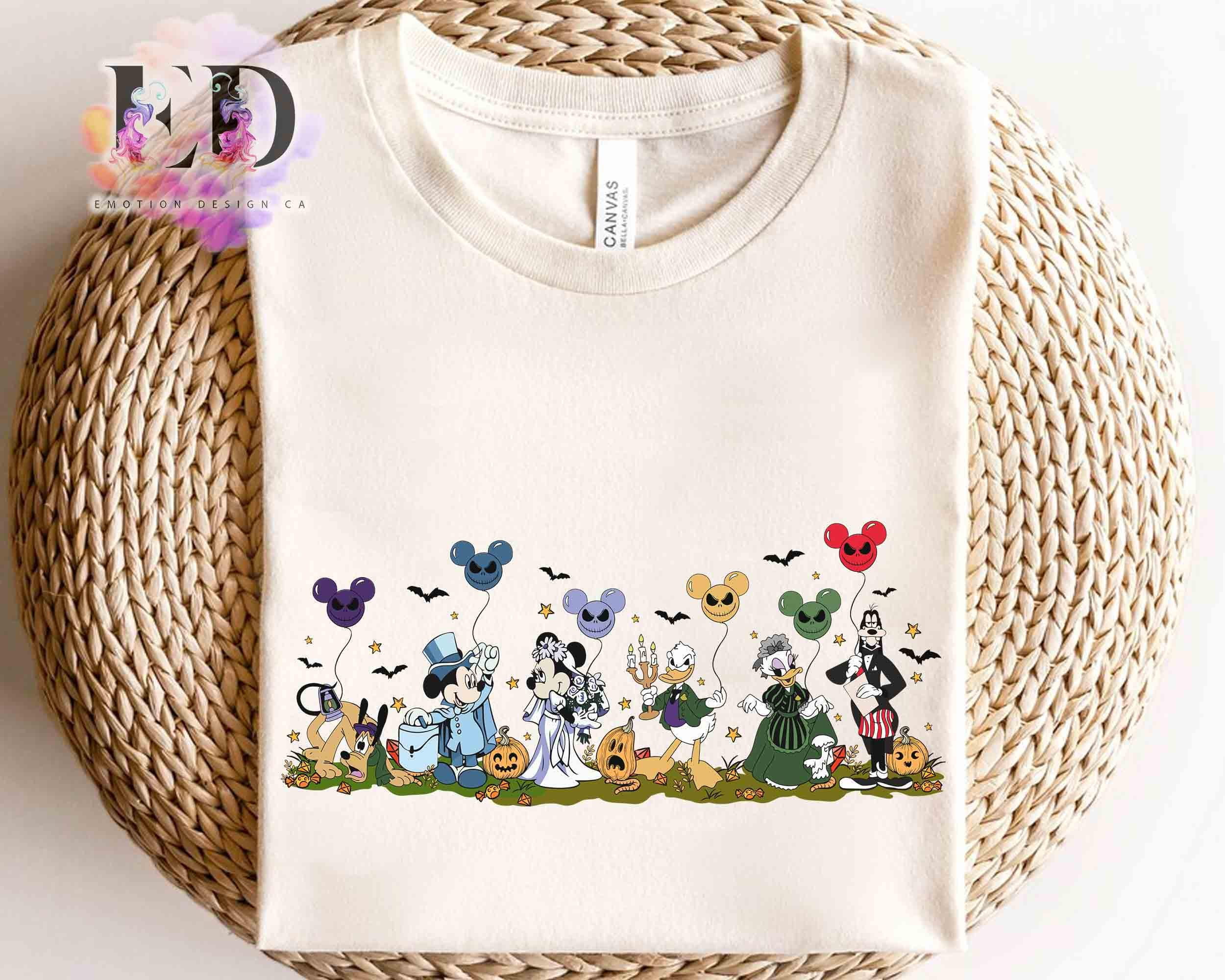 Mickey & Friends The Haunted Mansion Balloons Shirts, Disney