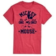 thumbnail image 1 of Mickey & Friends - The One And Only Mickey - Men's Short Sleeve Graphic T-Shirt, 1 of 5
