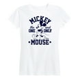 thumbnail image 1 of Mickey & Friends - The One and Only Mickey - Women's Short Sleeve Graphic T-Shirt, 1 of 5