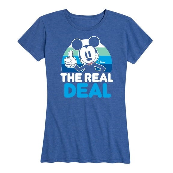 Mickey & Friends - The Real Deal - Women's Short Sleeve Graphic T-Shirt