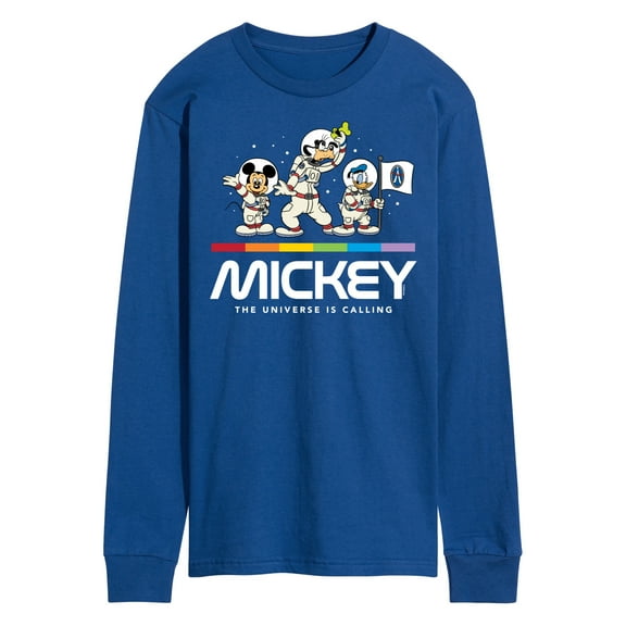 Mickey & Friends - The Universe Is Calling - Men's Long Sleeve T-Shirt