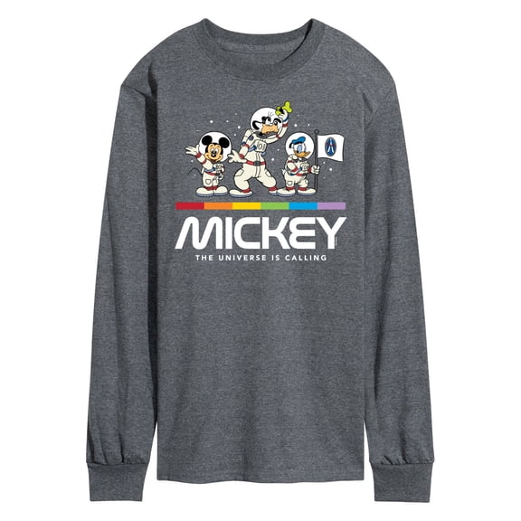 Mickey & Friends - The Universe Is Calling - Men's Long Sleeve T-Shirt