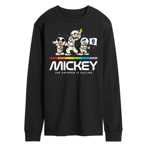 Mickey & Friends - The Universe Is Calling - Men's Long Sleeve T-Shirt