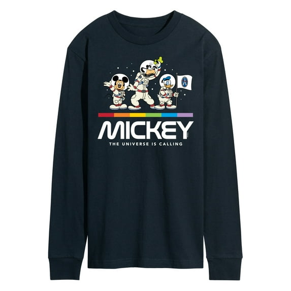 Mickey & Friends - The Universe Is Calling - Men's Long Sleeve T-Shirt