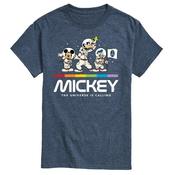 Mickey & Friends - The Universe Is Calling - Men's Short Sleeve Graphic T-Shirt