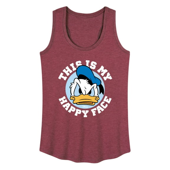 Mickey & Friends - This Is My Happy Face - Women's Racerback Tank Top
