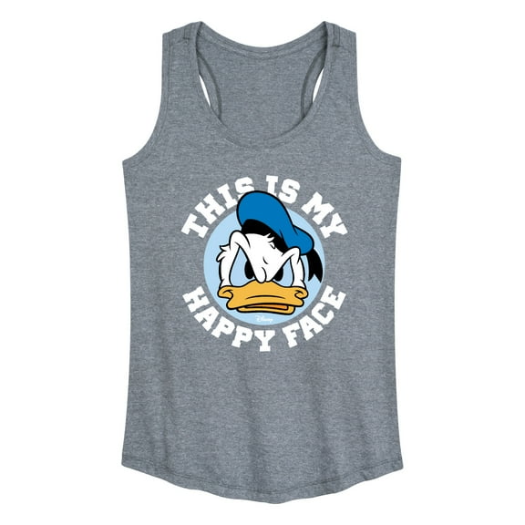 Mickey & Friends - This Is My Happy Face - Women's Racerback Tank Top