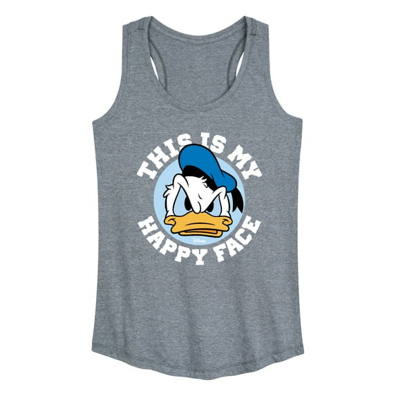 Mickey & Friends - This Is My Happy Face - Women's Racerback Tank Top