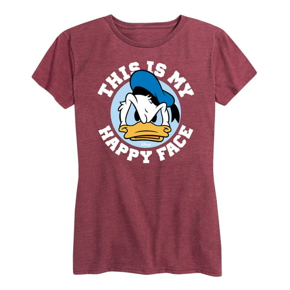 Mickey & Friends - This Is My Happy Face - Women's Short Sleeve Graphic T-Shirt