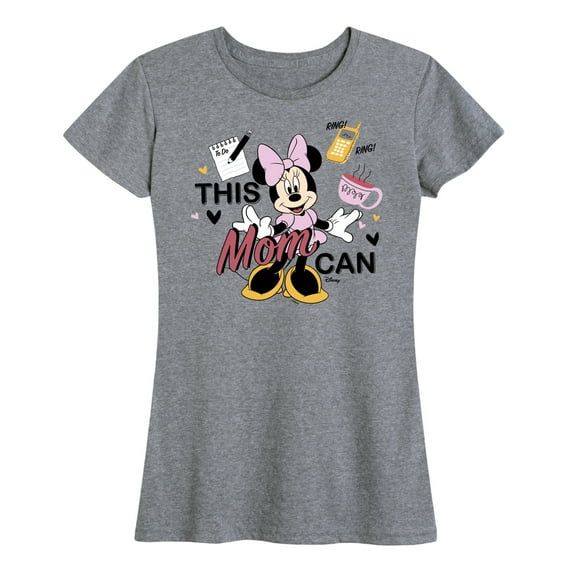 Mickey & Friends - This Mom Can - Women's Short Sleeve Graphic T-Shirt