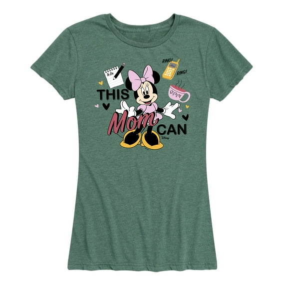 Mickey & Friends - This Mom Can - Women's Short Sleeve Graphic T-Shirt
