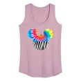 thumbnail image 1 of Mickey & Friends - Tie Dye Zebra Fill - Women's Racerback Tank Top, 1 of 5