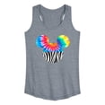thumbnail image 1 of Mickey & Friends - Tie Dye Zebra Fill - Women's Racerback Tank Top, 1 of 5