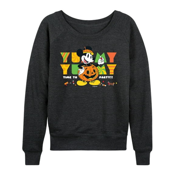 Mickey & Friends - Time To Party - Women's Lightweight French Terry Long Sleeve Shirt