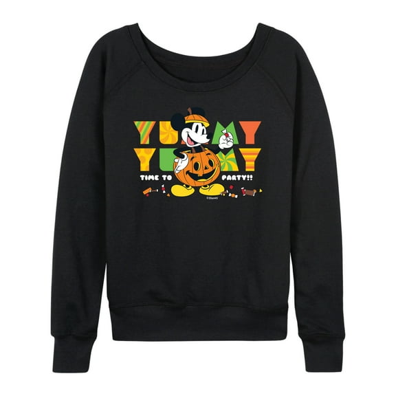 Mickey & Friends - Time To Party - Women's Lightweight French Terry Long Sleeve Shirt
