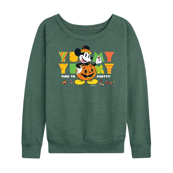 Mickey & Friends - Time To Party - Women's Lightweight French Terry Long Sleeve Shirt