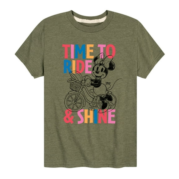 Mickey & Friends - Time to Ride and Shine - Toddler And Youth Short Sleeve Graphic T-Shirt