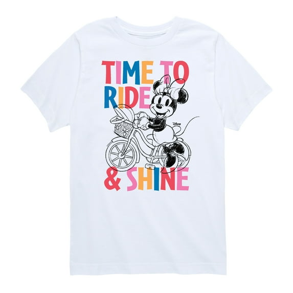 Mickey & Friends - Time to Ride and Shine - Toddler And Youth Short Sleeve Graphic T-Shirt
