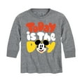 thumbnail image 1 of Mickey & Friends - Today Is The Day - Toddler And Youth Long Sleeve Graphic T-Shirt, 1 of 5