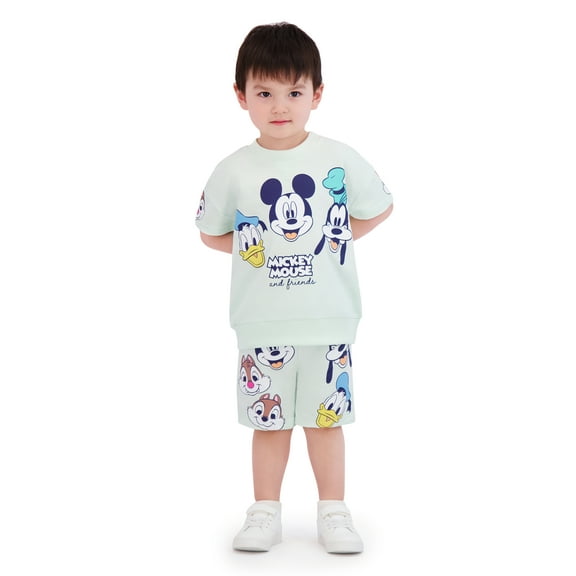 Mickey & Friends Toddler Boy 2-Piece Short Set, Size 2T-4T