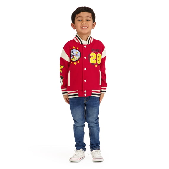Mickey & Friends Toddler Boy Bomber Jacket, Sizes 12M-5T
