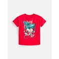 thumbnail image 1 of Mickey & Friends Toddler Boys Holiday Graphic Crewneck Tee with Short Sleeves, Sizes 12M-5T, 1 of 3