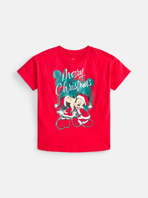 Toddler Boys Holiday Graphic Crewneck Tee with Short Sleeves, Sizes 12M-5T
