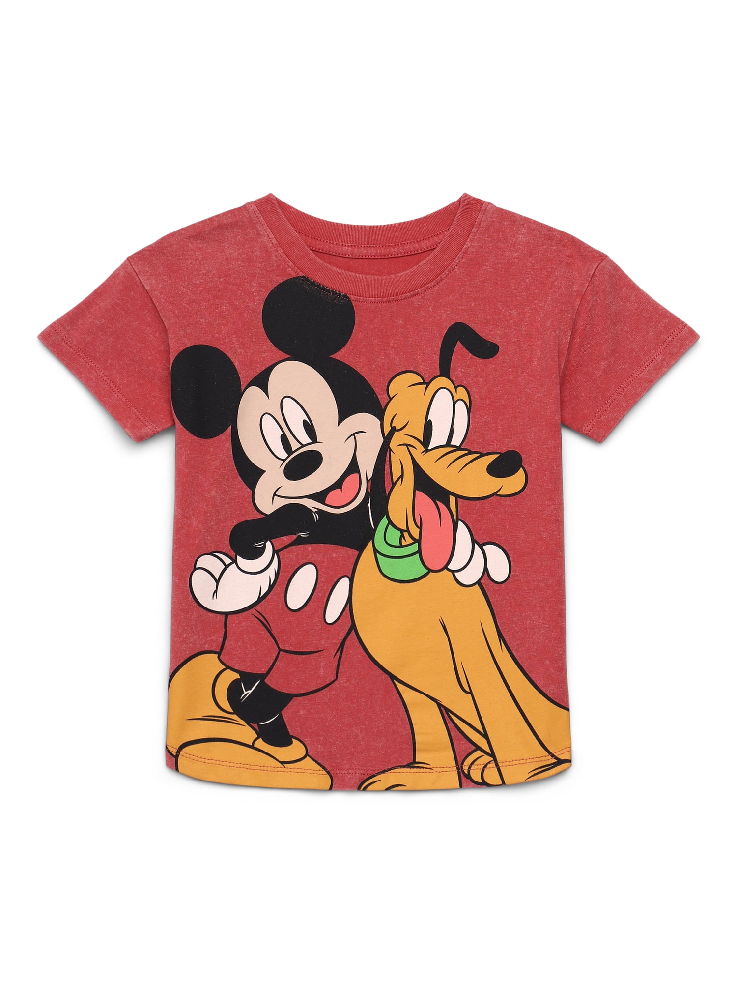 Mickey Mouse Toddler Graphic Crewneck Tee with Short Sleeves, Sizes 12M-5T