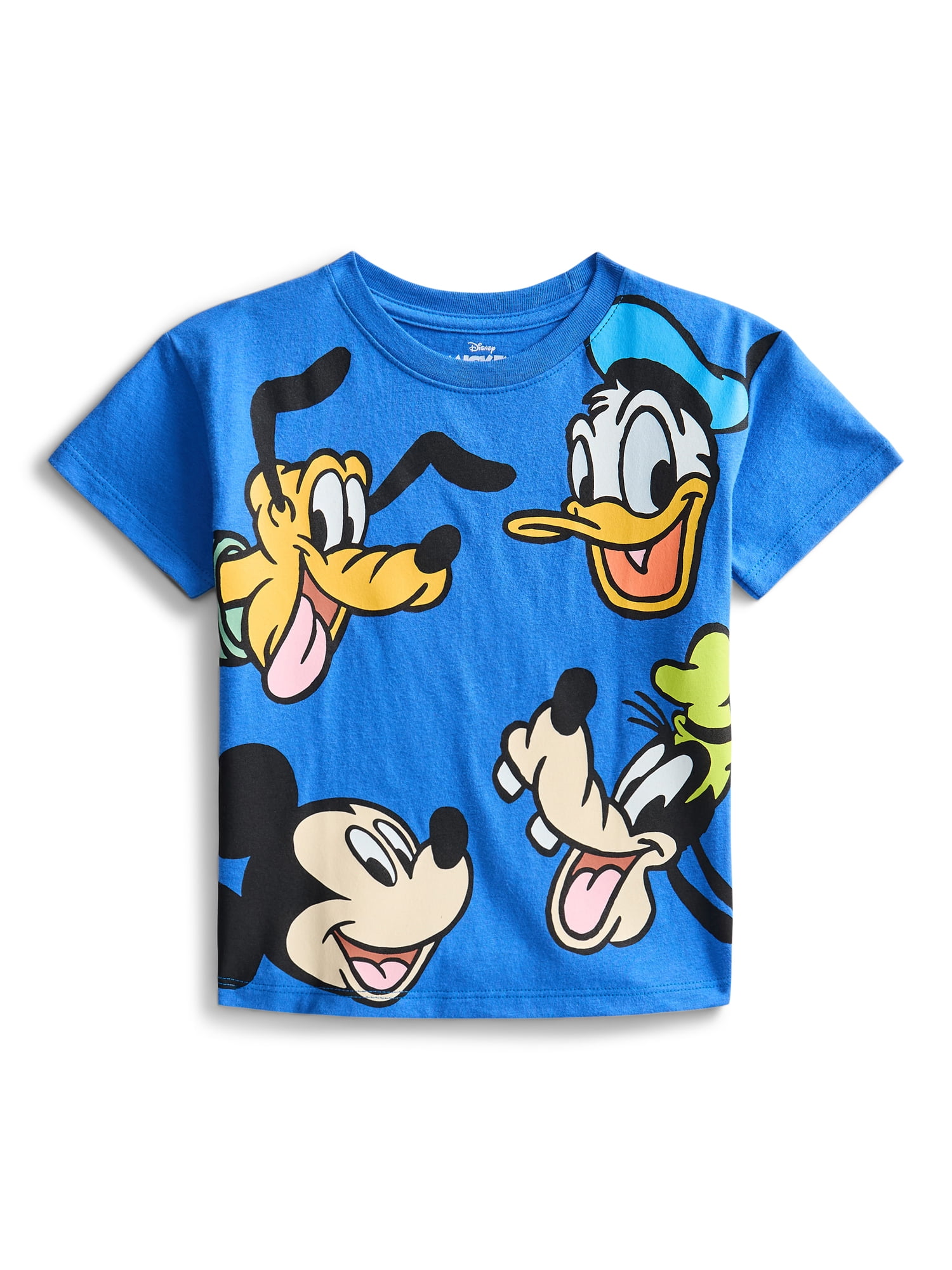 Mickey and Friends Toddler Graphic Crewneck Tee with Short Sleeves, Sizes 12M-5T