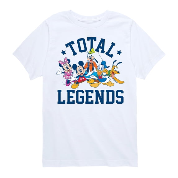 Mickey & Friends - Total Legends - Youth Short Sleeve Graphic T-Shirt