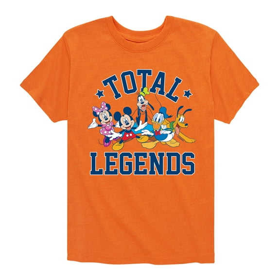 Mickey & Friends - Total Legends - Youth Short Sleeve Graphic T-Shirt