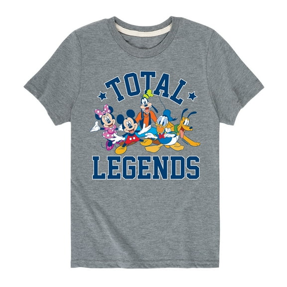 Mickey & Friends - Total Legends - Youth Short Sleeve Graphic T-Shirt