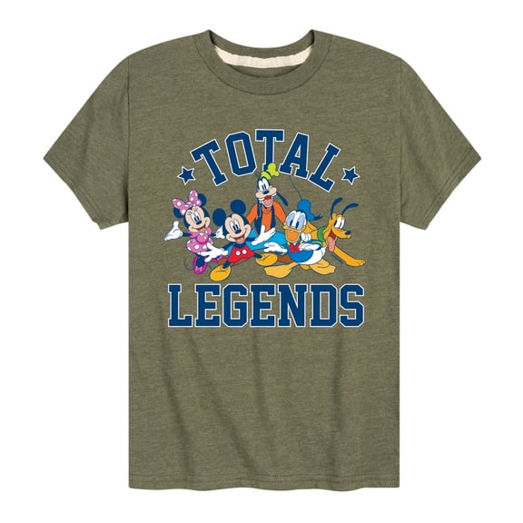 Mickey & Friends - Total Legends - Youth Short Sleeve Graphic T-Shirt