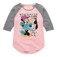thumbnail image 1 of Mickey & Friends - Toucan Do it - Toddler And Youth Girls Raglan Graphic T-Shirt, 1 of 5