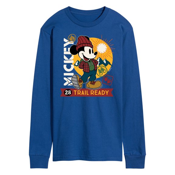 Mickey & Friends - Trail Ready - Men's Long Sleeve T-Shirt