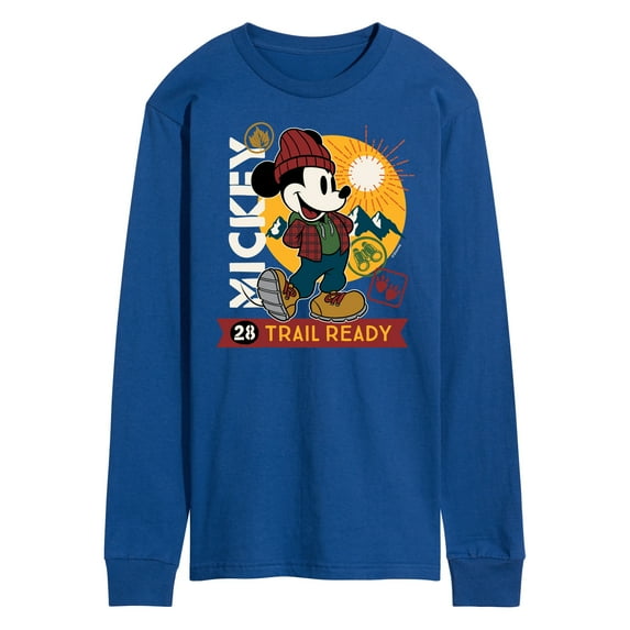 Mickey & Friends - Trail Ready - Men's Long Sleeve T-Shirt