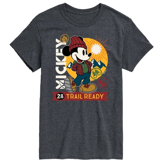Mickey & Friends - Trail Ready - Men's Short Sleeve Graphic T-Shirt