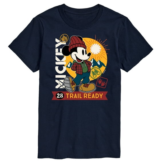 Mickey & Friends - Trail Ready - Men's Short Sleeve Graphic T-Shirt