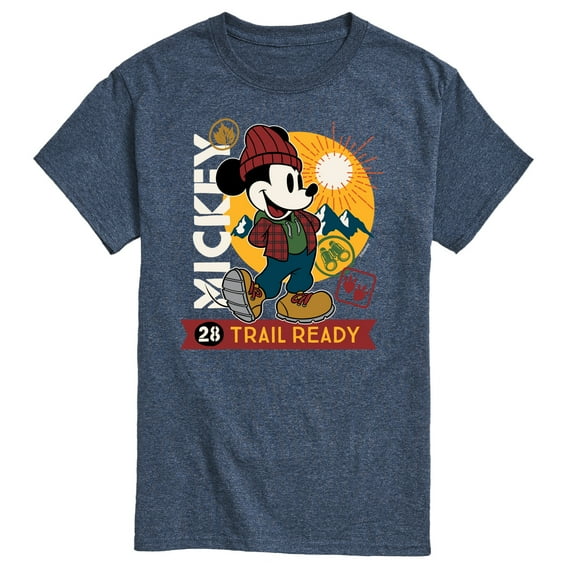 Mickey & Friends - Trail Ready - Men's Short Sleeve Graphic T-Shirt