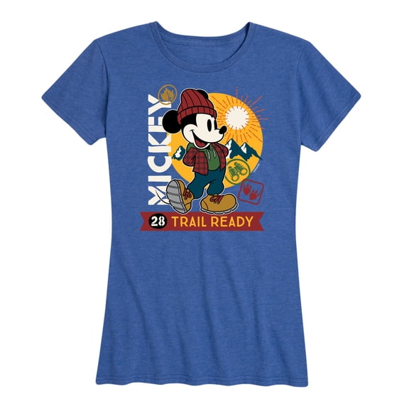 Mickey & Friends - Trail Ready - Women's Short Sleeve Graphic T-Shirt