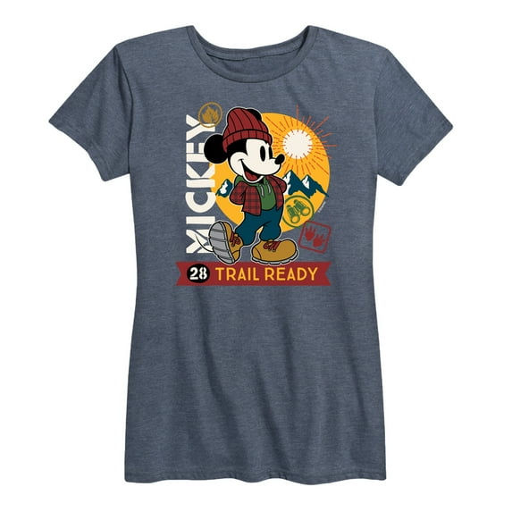 Mickey & Friends - Trail Ready - Women's Short Sleeve Graphic T-Shirt