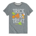 thumbnail image 1 of Mickey & Friends - Trick Or Treat Candy Art - Toddler And Youth Short Sleeve Graphic T-Shirt, 1 of 5