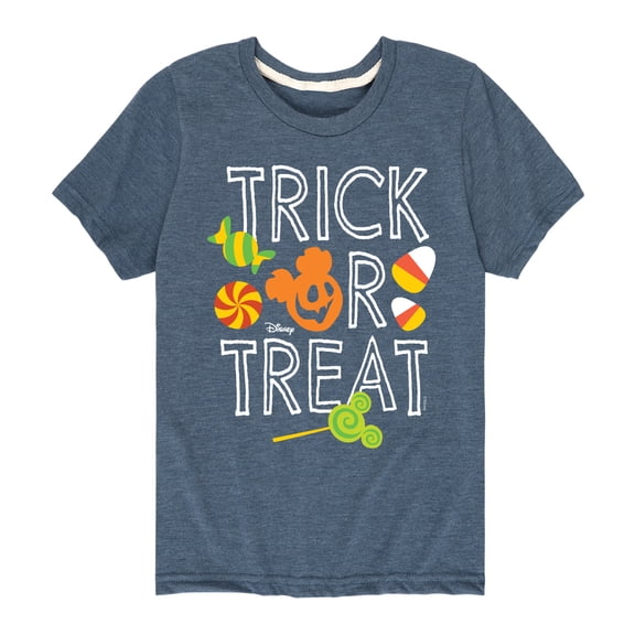 Mickey & Friends - Trick Or Treat Candy Art - Toddler And Youth Short Sleeve Graphic T-Shirt
