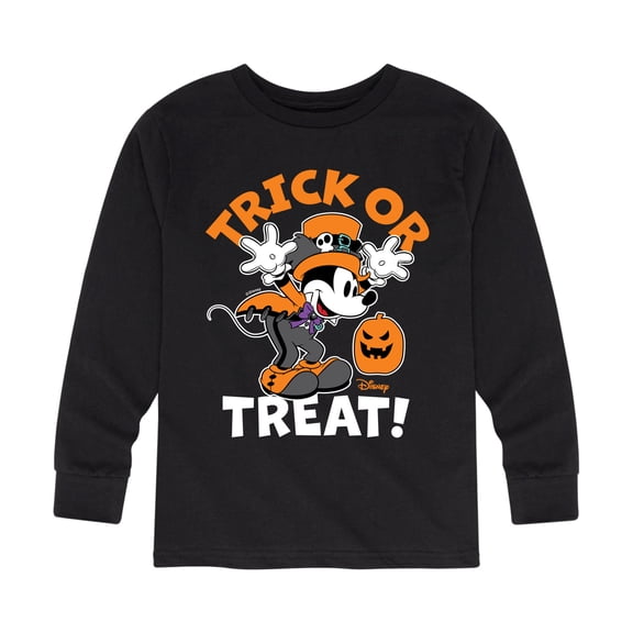 Mickey & Friends - Trick Or Treat - Toddler And Youth Long Sleeve Graphic T-Shirt