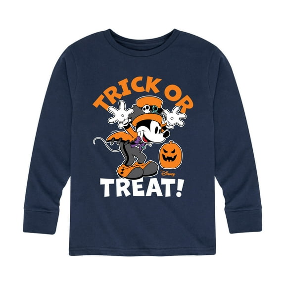 Mickey & Friends - Trick Or Treat - Toddler And Youth Long Sleeve Graphic T-Shirt