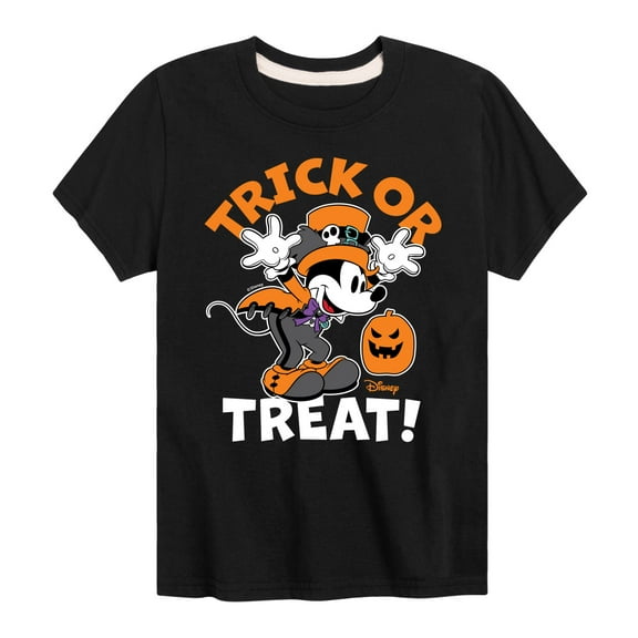 Mickey & Friends - Trick Or Treat - Toddler And Youth Short Sleeve Graphic T-Shirt