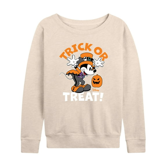 Mickey & Friends - Trick Or Treat - Women's Lightweight French Terry Long Sleeve Shirt