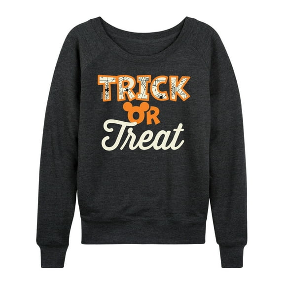 Mickey & Friends - Trick Or Treat - Women's Lightweight French Terry Long Sleeve Shirt