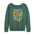 thumbnail image 1 of Mickey & Friends - Trick Or Treat - Women's Lightweight French Terry Long Sleeve Shirt, 1 of 5